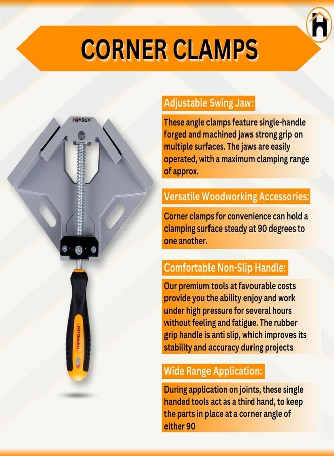 Homdum 90 Degree Corner Clamp Single Hand - Image 4